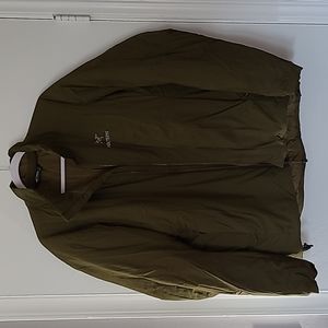 Arc'Teryx Atom AR Men's Large Insulated Jacket, olive green